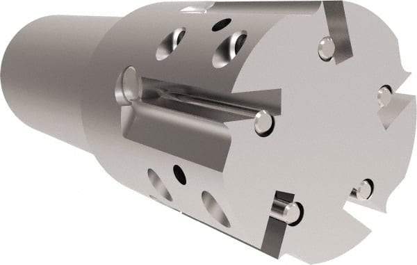 Allied Machine and Engineering - 44.58mm Cut Diam, 32mm Shank Diam, Internal/External Indexable Thread Mill - Multiple Insert Styles, 38.1mm Insert Size, Toolholder Style THP, 114.3mm OAL - Eagle Tool & Supply