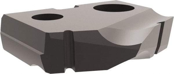 Allied Machine and Engineering - 13.5mm Diam x 1/8" Thick, Seat Code 0, 132° Included Angle Spade Drill Insert - Diamond Coated, Carbide, Series T-A - Eagle Tool & Supply