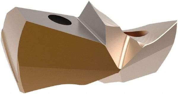 Allied Machine and Engineering - 1-3/8" Diam, Seat Code 32, 140° Included Angle Spade Drill Insert - AM300 Coated, Carbide, Grade K35, Series GEN3SYS XT - Eagle Tool & Supply