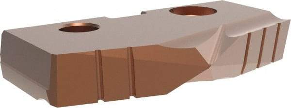 Allied Machine and Engineering - 1-1/2" Diam x 1/4" Thick, Seat Code 3, 150° Included Angle Spade Drill Insert - AM200 Coated, Cobalt, Grade Super Cobalt, Series T-A - Eagle Tool & Supply
