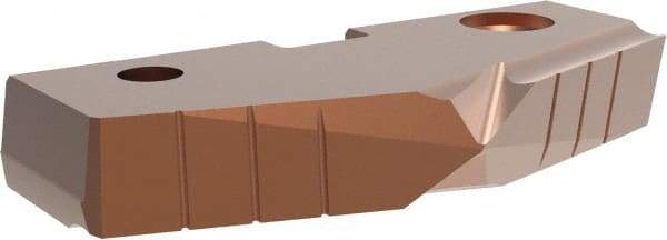 Allied Machine and Engineering - 72mm Diam x 7/16" Thick, Seat Code 5, 144° Included Angle Spade Drill Insert - AM200 Coated, Cobalt, Grade Super Cobalt, Series GEN2 T-A - Eagle Tool & Supply