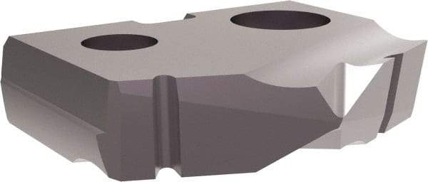 Allied Machine and Engineering - 5/8" Diam x 1/8" Thick, Seat Code 0, 90° Included Angle Spade Drill Insert - TiAlN Coated, Cobalt, Grade Super Cobalt, Series T-A - Eagle Tool & Supply