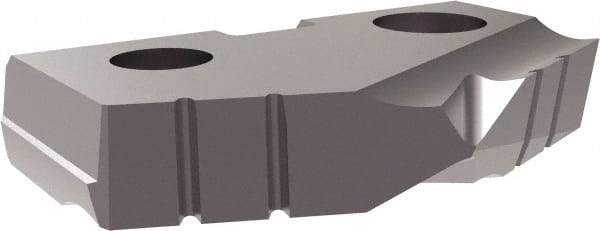 Allied Machine and Engineering - 33mm Diam x 3/16" Thick, Seat Code 2, 90° Included Angle Spade Drill Insert - TiAlN Coated, Cobalt, Grade Super Cobalt, Series T-A - Eagle Tool & Supply