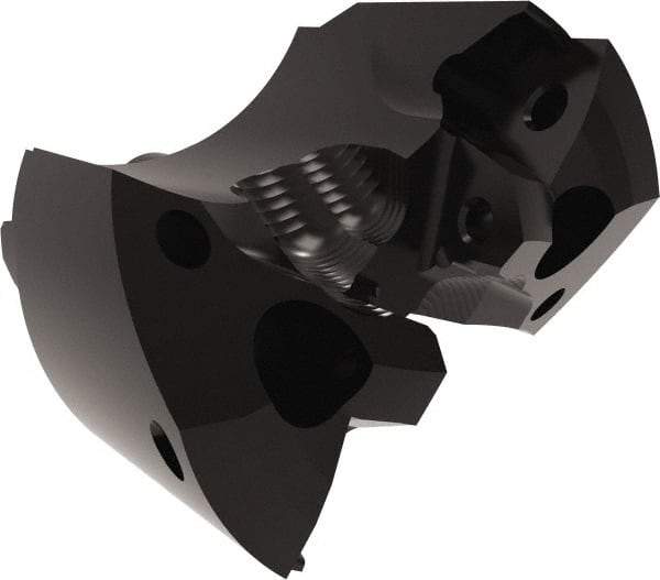 Allied Machine and Engineering - Series APX 38, 42.86mm Max Diam Pilot Insert Drill Head - GEN3SYS 18 Pilot Drill, 3/4" Pilot Drill Diam, 2 Nonpilot Inserts - Eagle Tool & Supply