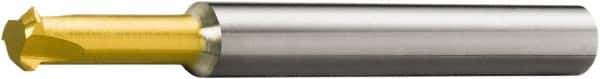 Sandvik Coromant - 326-CH Grade 1025 Carbide Chamfer Milling Tip Insert - TiCN/TiN Finish, 3 Flutes, 7.8mm Cutting Diam, 1.2mm Depth of Cut, 0° Helix - Eagle Tool & Supply