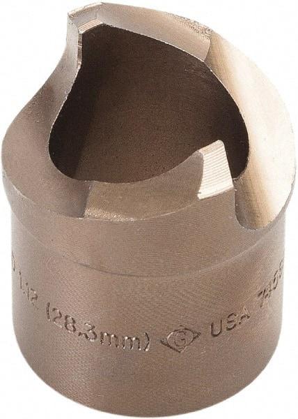 Greenlee - 3/4" Conduit Round Punch - 1.11" Hole Diam - Eagle Tool & Supply