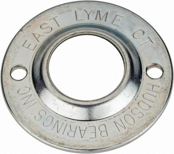 Hudson Bearing - 1 Inch Diameter, Round, Nylon Ball Transfer - 2-1/4 Inch Overall Diameter, 3/4 Inch Mount Height, 75 Lb. Capacity - Eagle Tool & Supply