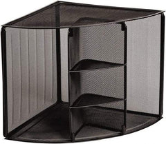 Rolodex - Black Desk Top Organizer - Mesh Metal - Eagle Tool & Supply