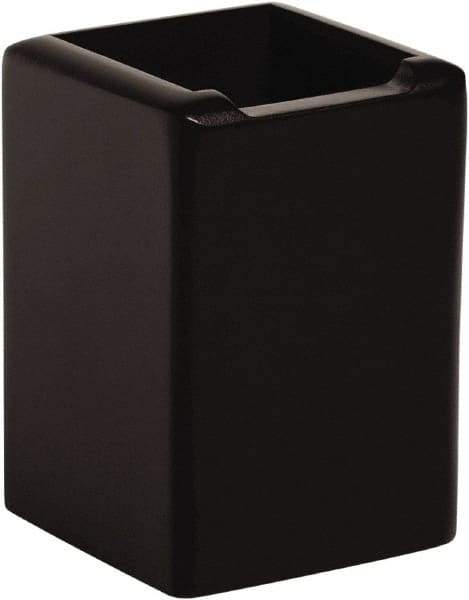 Rolodex - Black Pencil Holder - Wood, MDF, Laminate - Eagle Tool & Supply