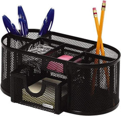 Rolodex - Black Desk Top Organizer - Mesh Metal - Eagle Tool & Supply