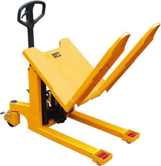 Vestil - 2,200 Lb Load Limit, Manual Portable Tilting Table - 90° Tilting Angle, 3-1/2' Low Height - Eagle Tool & Supply