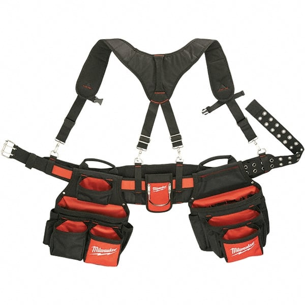 Milwaukee Tool - Tool Aprons & Tool Belts Tool Type: Tool Rig Minimum Waist Size: 30 - Eagle Tool & Supply