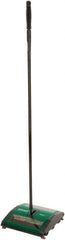 Bissell - 7-1/2" Sweeping Width, Dual Rubber Roter Walk Behind Sweeper - Manual Push - Eagle Tool & Supply