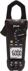 FLIR - CM83-NIST, CAT IV, Digital True RMS Wireless Clamp Meter with 1.45" Clamp On Jaws - 1000 VAC/VDC, 600 AC/DC Amps, Measures Voltage, Capacitance, Current, Frequency, Resistance - Eagle Tool & Supply