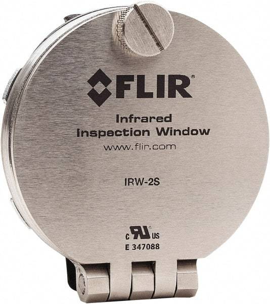 FLIR - 50mm (1.97\x94) Diam, Infrared Viewing Window - 2mm (0.08") Thickness, Use with Thermal Imagers - Eagle Tool & Supply