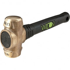 Wilton - Non-Sparking Hammers Tool Type: Brass Hammer Head Material: Brass - Eagle Tool & Supply