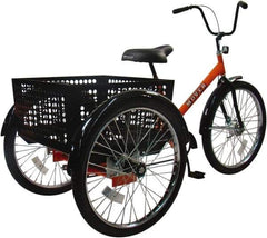 Worksman - Bicycles & Scooters Type: Industrial Tricycle Number of Wheels: 3 - Eagle Tool & Supply