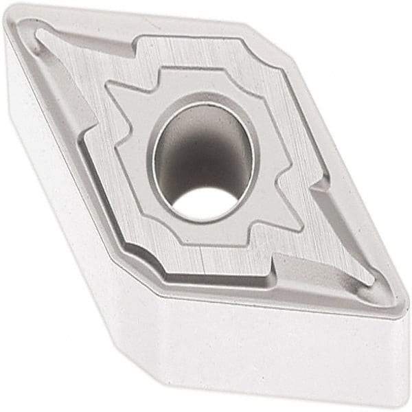 Seco - DNMG442 M3 Grade TP1501 Carbide Turning Insert - Al2O3 Finish, 55° Diamond, 1/2" Inscr Circle, 1/4" Thick, 1/32" Corner Radius - Eagle Tool & Supply