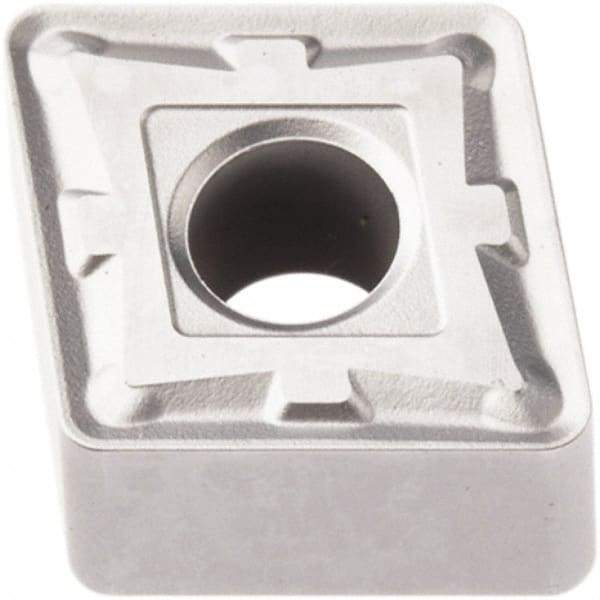 Seco - CNMG642 M3 Grade TP1501 Carbide Turning Insert - Al2O3 Finish, 80° Diamond, 3/4" Inscr Circle, 1/4" Thick, 1/32" Corner Radius - Eagle Tool & Supply