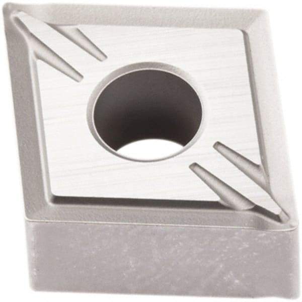 Seco - CNMG430.5 FF2 Grade TP2501 Carbide Turning Insert - Al2O3 Finish, 80° Diamond, 1/2" Inscr Circle, 3/16" Thick, 1/128" Corner Radius - Eagle Tool & Supply
