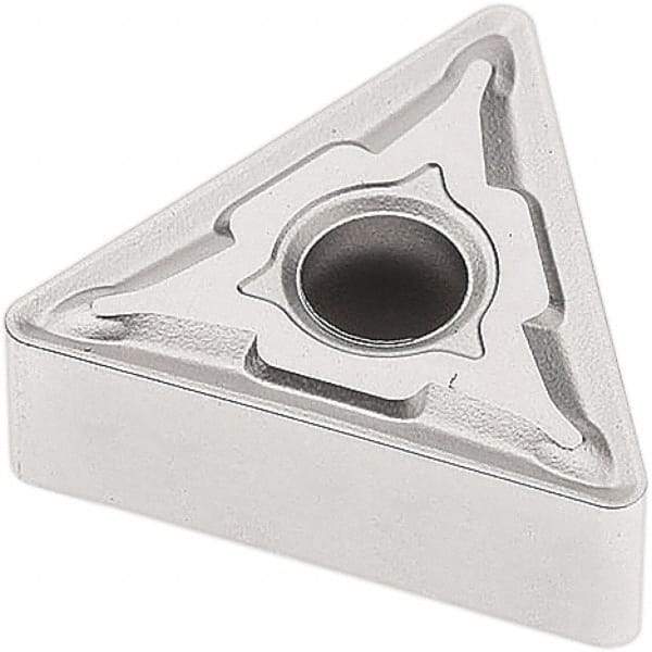 Seco - TNMG331 M3 Grade TP2501 Carbide Turning Insert - Al2O3 Finish, 60° Triangle, 3/8" Inscr Circle, 3/16" Thick, 1/64" Corner Radius - Eagle Tool & Supply