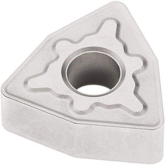 Seco - WNMG433 MR7 Grade TP1501 Carbide Turning Insert - Al2O3 Finish, 80° Trigon, 1/2" Inscr Circle, 3/16" Thick, 3/64" Corner Radius - Eagle Tool & Supply