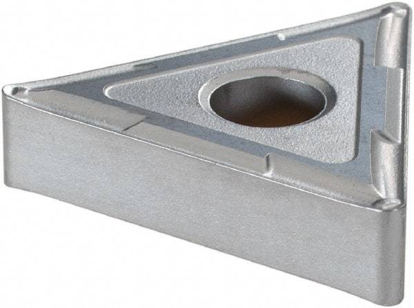 Seco - TNMG432 MF2 Grade TP2501 Carbide Turning Insert - Al2O3 Finish, 60° Triangle, 1/2" Inscr Circle, 3/16" Thick, 1/32" Corner Radius - Eagle Tool & Supply