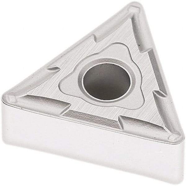 Seco - TNMG333 MF2 Grade TP2501 Carbide Turning Insert - Al2O3 Finish, 60° Triangle, 3/8" Inscr Circle, 3/16" Thick, 3/64" Corner Radius - Eagle Tool & Supply