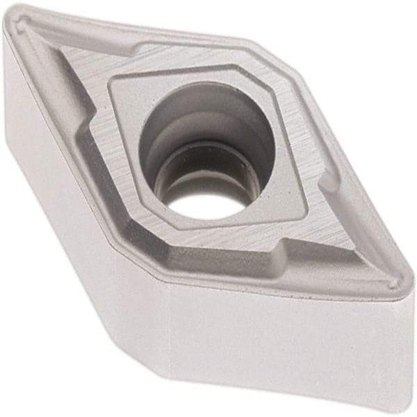 Seco - DNMU333 MF2 Grade TP2501 Carbide Turning Insert - Al2O3 Finish, 55° Diamond, 3/8" Inscr Circle, 3/16" Thick, 3/64" Corner Radius - Eagle Tool & Supply