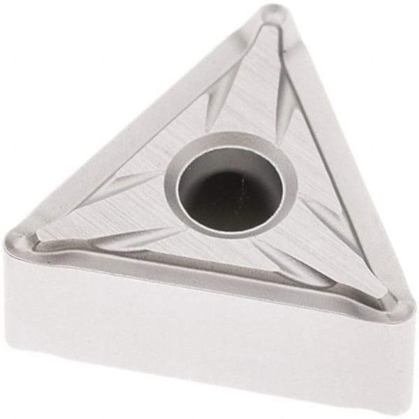 Seco - TNMG332 FF2 Grade TP1501 Carbide Turning Insert - Al2O3 Finish, 60° Triangle, 3/8" Inscr Circle, 3/16" Thick, 1/32" Corner Radius - Eagle Tool & Supply