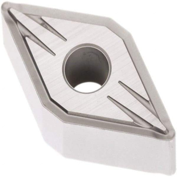 Seco - DNMG442 FF2 Grade TP2501 Carbide Turning Insert - Al2O3 Finish, 55° Diamond, 1/2" Inscr Circle, 1/4" Thick, 1/32" Corner Radius - Eagle Tool & Supply