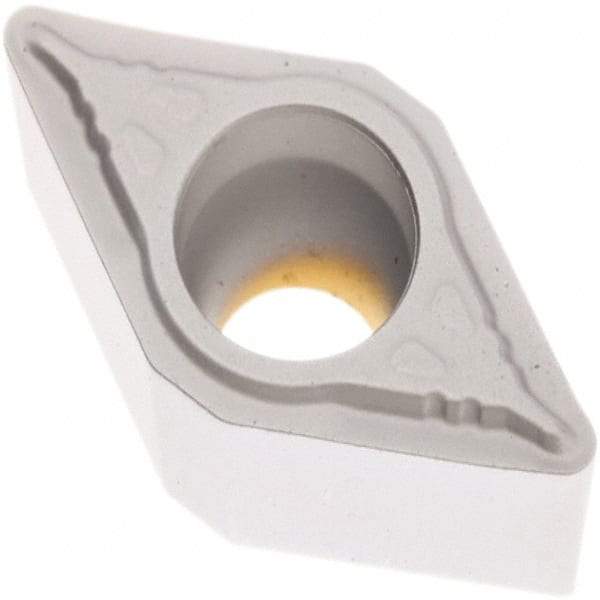 Seco - DCMT32.52 F1 Grade TP2501 Carbide Turning Insert - Al2O3 Finish, 55° Diamond, 3/8" Inscr Circle, 5/32" Thick, 1/32" Corner Radius - Eagle Tool & Supply