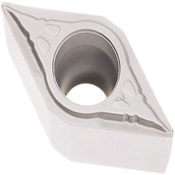 Seco - DCMT32.51 F1 Grade TP0501 Carbide Turning Insert - Al2O3 Finish, 55° Diamond, 3/8" Inscr Circle, 5/32" Thick, 1/64" Corner Radius - Eagle Tool & Supply
