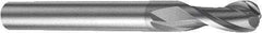 Sandvik Coromant - 2.5mm Diam, 3mm LOC, 2 Flute Solid Carbide Ball End Mill - 57mm OAL, 6mm Shank Diam, Ball Flute - Eagle Tool & Supply