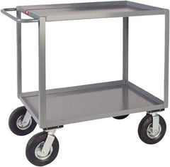Jamco - 1,200 Lb Capacity, 30" Wide x 48" Long x 39" High Heavy Duty Service Cart - 2 Shelf, Steel - Eagle Tool & Supply