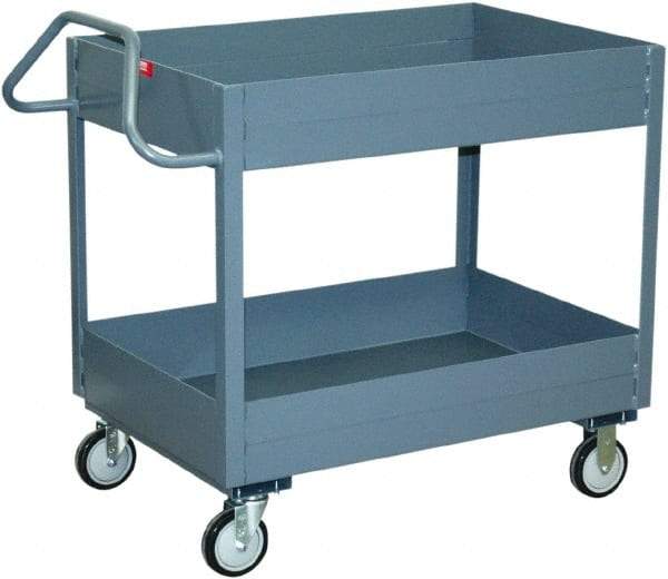 Jamco - 1,200 Lb Capacity, 36" Wide x 24" Long x 39" High Service Cart - 2 Shelf, Steel - Eagle Tool & Supply