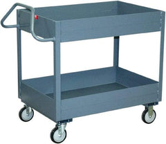 Jamco - 1,200 Lb Capacity, 36" Wide x 24" Long x 39" High Service Cart - 2 Shelf, Steel - Eagle Tool & Supply