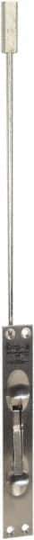 IVES - 12 Inch Long, 1 Inch Wide, Flush Bolt - Brass, Satin Chrome Finish - Eagle Tool & Supply