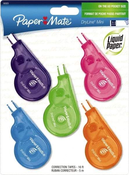 Paper Mate Liquid Paper - 5mm x 5 m Correction Tape - Eagle Tool & Supply