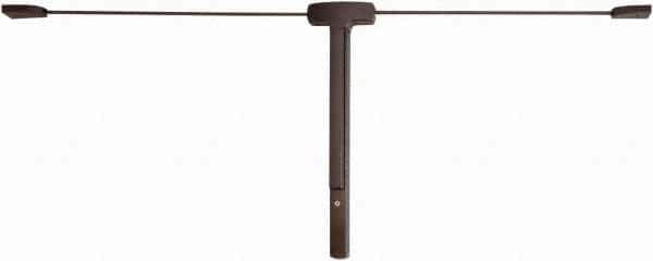 Falcon - Nonhanded, Surface Vertical Rod - Anodized Duronodic Finish, 2-1/2 to 3" Door Width, Grade 1 - Eagle Tool & Supply