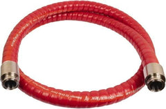 Continental ContiTech - 2" Inside x 2.537" Outside Diam, 220°F, Tri-Clovers Food & Beverage Hose - 4" Bend Radius, Red, 25' Long, 250 Max psi, 29 Vacuum Rating - Eagle Tool & Supply