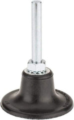 Value Collection - 2" Diam Quick-Change Type S Disc Backing Pad - 1/4" Shank Diam, Medium Density, 30,000 RPM, Roloc TS Compatible - Eagle Tool & Supply