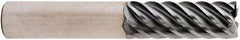 Niagara Cutter - 1/2", 7 Flute, Single End, Solid Carbide, Corner Chamfer End Mill - 4" OAL, 38° Helix, Right Hand Flute, 2" LOC, Right Hand Cut - Eagle Tool & Supply