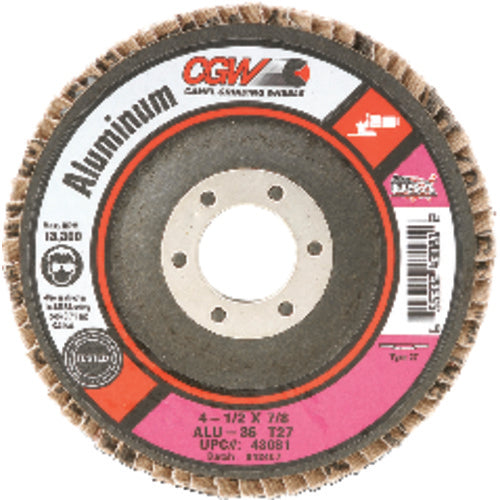 ‎CGW 4-1/2X5/8-11 T27 ALU REG 36G - Eagle Tool & Supply