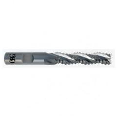 1/2" Dia. - 3-1/4" OAL - Bright HSS Co- Roughing SE EM - 3 FL - Eagle Tool & Supply