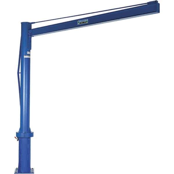 Vestil - 1,000 Lb Load Capacity, Steel Jib Crane - 10' Span - Eagle Tool & Supply