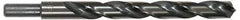 Cle-Line - 15/32" Drill, 118° Point, High Speed Steel Silver Deming & Reduced Shank Drill Bit - Bright Finish, 5-3/4" OAL, Straight Shank, 4-5/16" Flute Length, Right Hand Cut, Standard Point, Spiral Flute, Regular Spiral - Eagle Tool & Supply