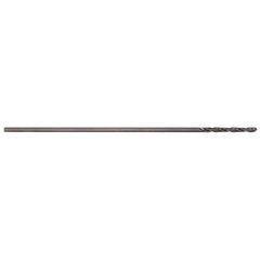 Hertel - 0.2055" Diam, 12" OAL Oxide High Speed Steel Aircraft Extension Drill Bit - Eagle Tool & Supply