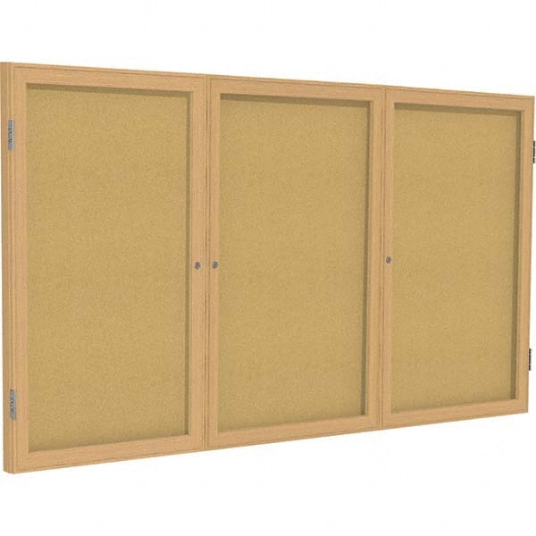 Ghent - Cork Bulletin Boards Style: Enclosed Cork Bulletin Boards Color: Natural Cork - Eagle Tool & Supply