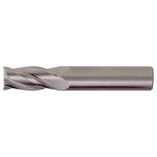 5/16″ × 5/16″ × 1″ × 4″ RHS / RHC Solid Carbide 4-Flute Square Nose Single End General Purpose End Mill - Bright